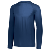 Augusta Sportswear Team Attain Wicking Long Sleeve T-shirt - Boys' Grade School - Navy