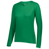 Augusta Sportswear Team Attain Wicking Long Sleeve T-shirt - Women's - Green