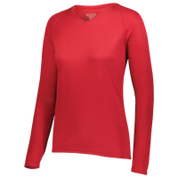 Augusta Sportswear Team Attain Wicking Long Sleeve T-shirt - Women's - Red