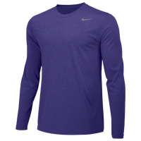 Nike Team Legend Long Sleeve Poly Top - Men's - Purple / Purple