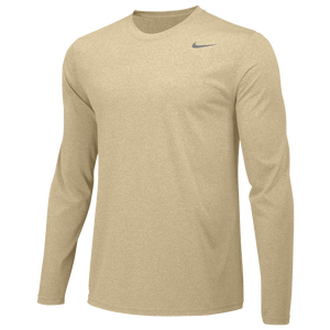 Nike Team Legend Long Sleeve Poly Top - Men's - Team Gold/Cool Grey