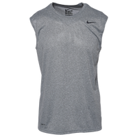 Nike Team Legend Sleeveless Poly Top - Men's - Grey / Grey