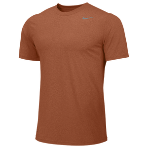 Nike Team Legend Short Sleeve Poly Top - Men's - Desert Orange/Cool Grey