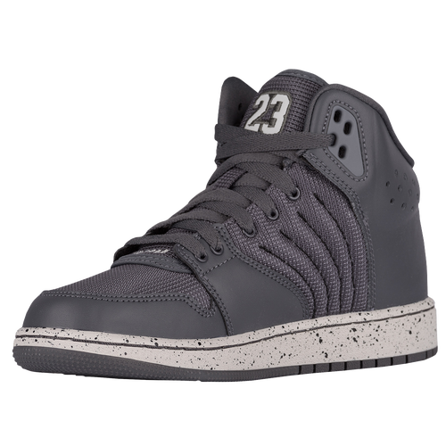 As the Jordan 1 Flight 4 Boys' Grade School Shoes Dark Grey/Reflective Silver As the Jordan 1 Flight 4 Boys' Grade School Shoes Dark Grey/Reflective Silver