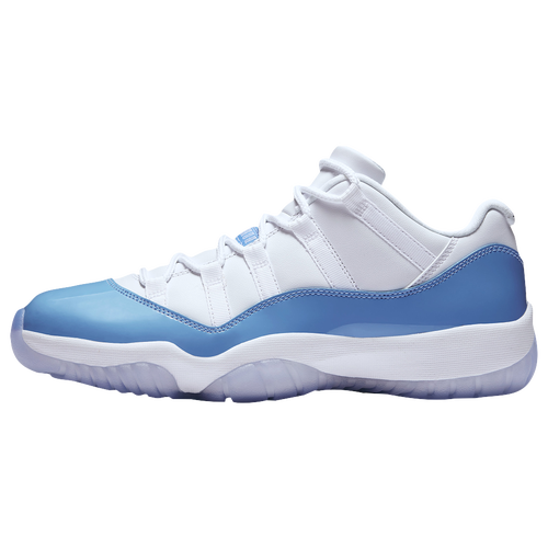 Jordan Retro 11 Low - Men's - Basketball - Shoes - White/University Blue