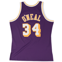 Mitchell & Ness NBA Swingman Jersey - Men's -  Shaquille O'neal - Purple / Gold