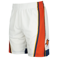 Mitchell & Ness NBA Swingman Shorts - Men's - Golden State Warriors - White / Orange