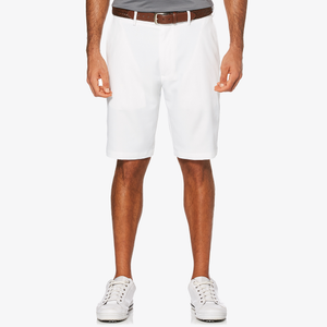 Pga Tour Expandable Waistband Flat Front Shorts Men S Golf