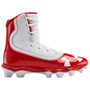 boys red football cleats