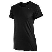 Nike Team Legend Short Sleeve T-Shirt - Women's - All Black / Black