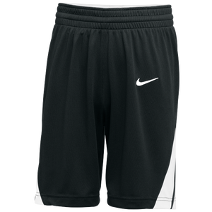 nike basketball shorts black and white
