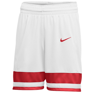 Nike Team National Shorts - Women's - White/Scarlet