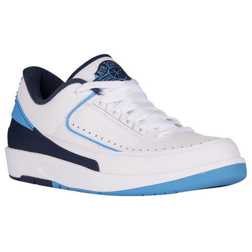 Jordan Retro 2 Low - Men's - Basketball - Shoes - White/University Blue ...