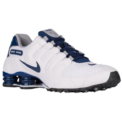 Nike Shox NZ - Men's - Running - Shoes - White/Coastal Blue/Wolf Grey ...