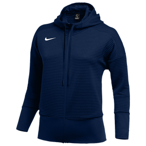 Nike Team Authentic Dry Full-Zip Hoodie - Women's - College Navy/White