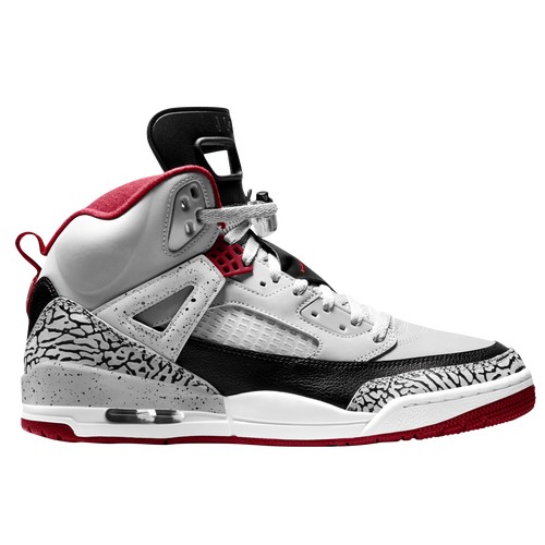 Jordan Spizike - Men's - Basketball - Shoes - Wolf Grey/Gym Red/Black/White