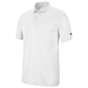 Nike Dry Victory Solid Golf Polo - Men's - White/Black