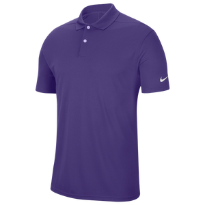 Nike Dry Victory Solid Golf Polo - Men's - Court Purple/White
