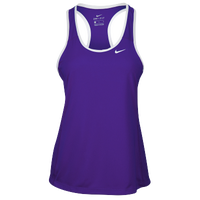 Nike Team Dry Tank - Women's - Purple / White