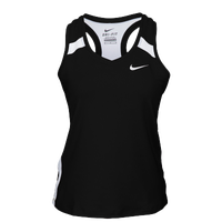 Nike Team Power Stock Race Day Tank - Women's - Black / White