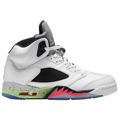 Jordan Retro 5 - Men's - Basketball - Shoes - White/Infrared 23/Light ...