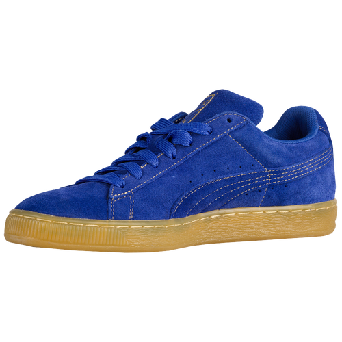 PUMA Suede Classic - Men's - Casual - Shoes - Surf The Web/Metallic Gold