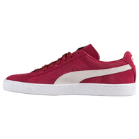 puma suede in red puma suede in red