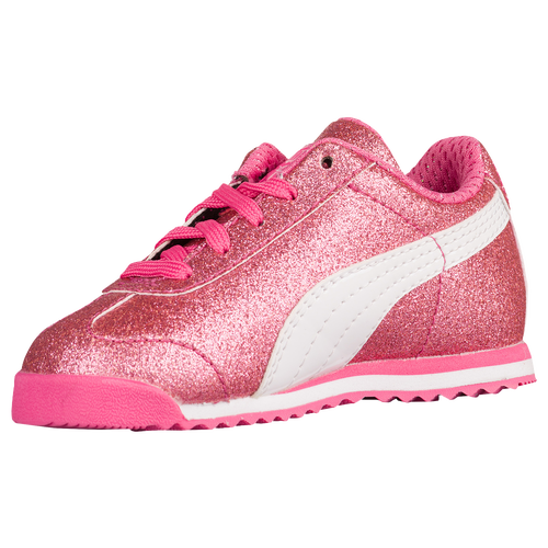 PUMA Roma - Girls' Toddler - Training - Shoes - Fandango Pink/White