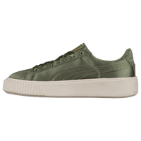 puma basket platform olive puma basket platform olive