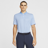 Nike Dry Victory Stripe Golf Polo - Men's - Blue