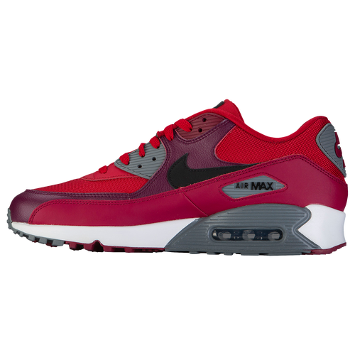 Nike Air Max 90 - Men's - Casual - Shoes - Gym Red/Black/Noble Red ... Nike Air Max 90 - Men's - Casual - Shoes - Gym Red/Black/Noble Red/Cool Grey