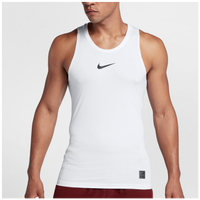 white nike compression tank