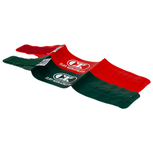 Cliff Keen Folkstyle Wrestling Ankle Bands - Red/Green