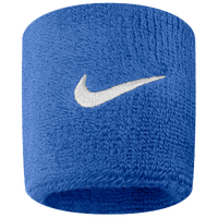 Nike Swoosh Wristbands - Blue / White