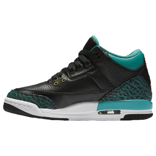 Jordan Retro 3 - Girls' Grade School - Basketball - Shoes - Black ...