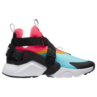 pink blue and black huaraches