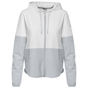 white warm up jacket