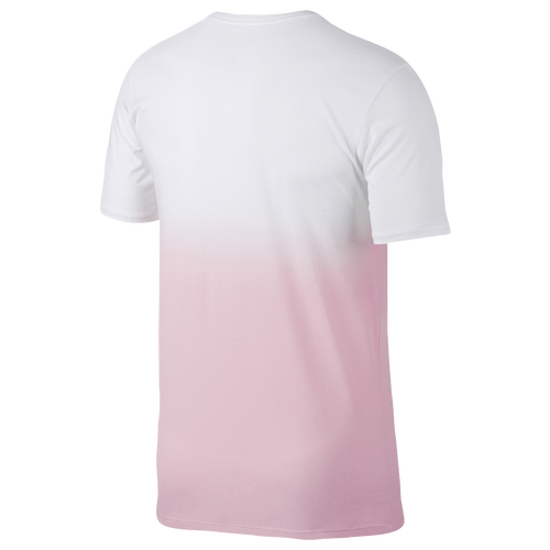 pink and white jordan shirt