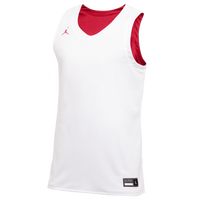 Jordan Team Reversible Practice Jersey - Men's - White / Red