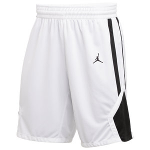 Jordan Team Stock Shorts - Men's - Basketball - Clothing - White/Black