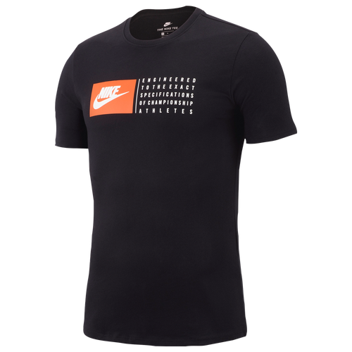 Nike Verbiage T-Shirt - Men's - Casual - Clothing - Black/White