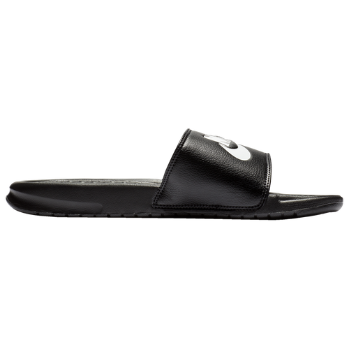 Nike Benassi JDI Slide - Men's - Casual - Shoes - Black/White