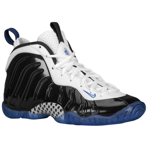 nike little posite one black game royal white