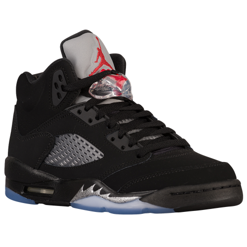 Jordan Retro 5 - Boys' Grade School - Basketball - Shoes - Black/Fire ...