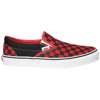 vans red and black checkerboard slip ons vans red and black checkerboard slip ons