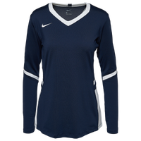 Nike Team Hyperace Long Sleeve Game Jersey - Women's - Navy / White