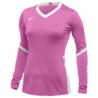Nike Team Hyperace Long Sleeve Game Jersey - Women's - Pink / White