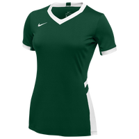 Nike Team Hyperace Short Sleeve Game Jersey - Women's - Dark Green / White