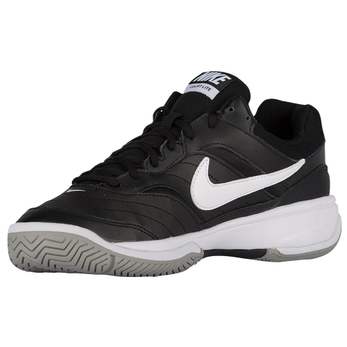 Nike Court Lite - Men's - Tennis - Shoes - Black/Medium Grey/White