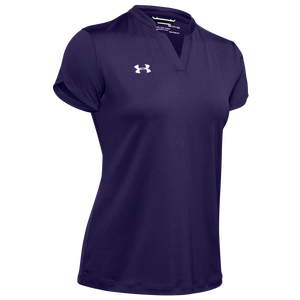 purple under armour polo shirt